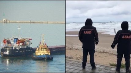 У берегов Турции потерпел крушение российский сухогруз: видео с места катастрофы