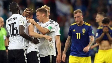 Сборная Германии в драматичном поединке вырвала победу в игре со Швецией