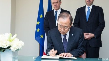 Генсек ООН выразил соболезнования французам