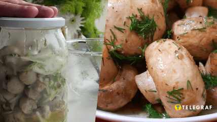 Мариновані печериці