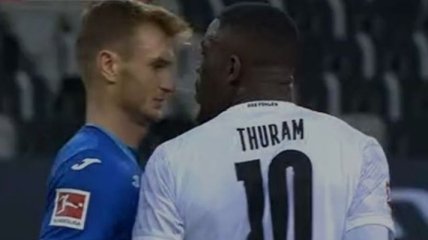 "Это произошло случайно": Тюрам извинился за плевок в лицо сопернику (видео)