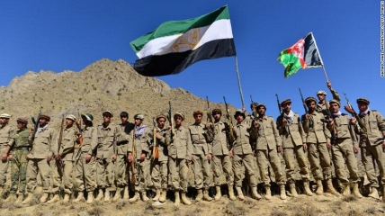 Бойцы афганского движения сопротивления принимают участие в военных учениях в провинции Панджшер 2 сентября