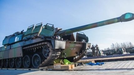 Французские танки прибыли в Эстонию