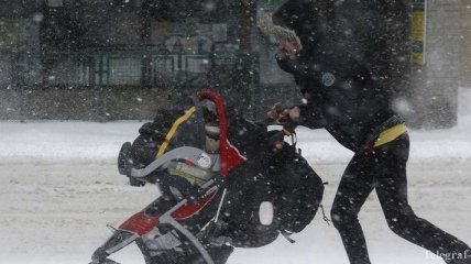 В Канаде наблюдается рекордный снегопад