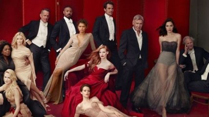 Накануне вручения "Оскара" голливудские звезды снялись для глянца Vanity Fair 