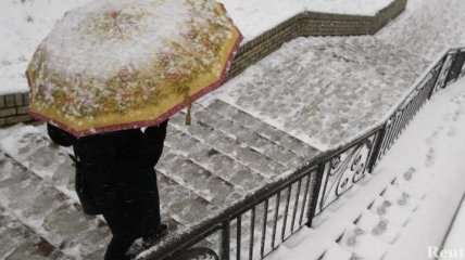 Выходные Украина встретит снегом и дождем