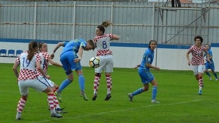 Футбол. Женская сборная Украины переиграла хорваток в отборе на ЧМ