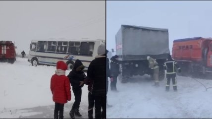 Снег парализовал дороги в Украине: что будет с погодой дальше