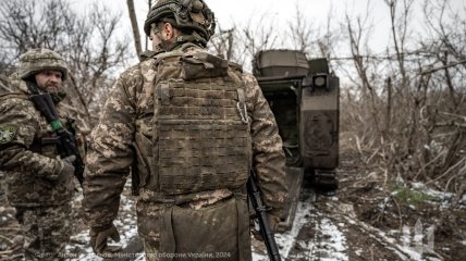 Українські захисники на фронті