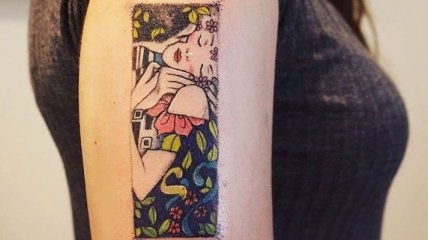 Татуировки, вдохновленные творчеством Густава Климта (Фото)