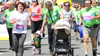 Во второй раз во время 3rd INTERPIPE Dnipro Half Marathon состоится Семейные забег Family Run