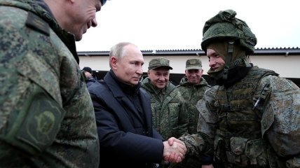 Путин на полигоне