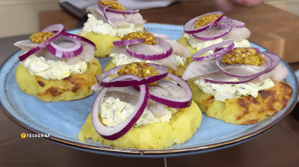 Закуска из сельди и картофеля