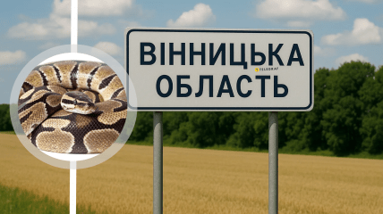 Гусениця Tenthredo vespa забарвлення сиділа в листі у Вінницькій області