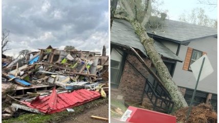 Кому-то торнадо дом едва повредил, а кому-то разрушил до основания