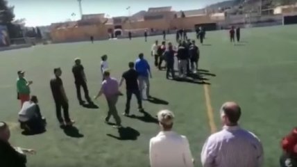 Детский футбольный матч завершился брутальной дракой родителей (Видео)