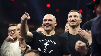 Александр Усик и Владимир Кличко