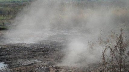 Из-за пожара в Киевской области в Черкассах наблюдается задымление