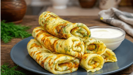 Кабачковые блинчики с начинкой