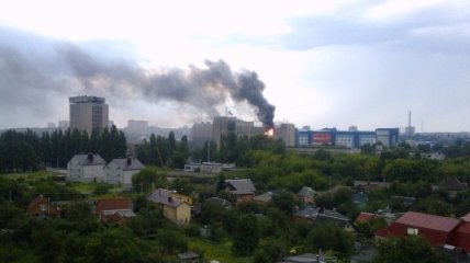 В Харькове горит Научно-исследовательский институт