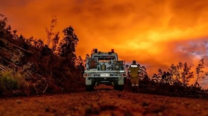 Лесные пожары продолжают распространяться на острове Тасмания