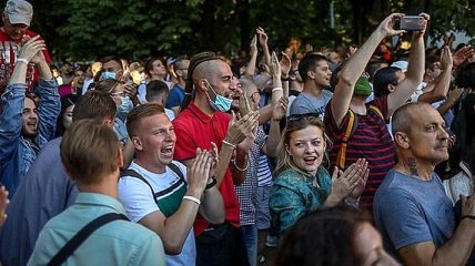 В Минске на государственном празднике включили песню Цоя "Перемен"