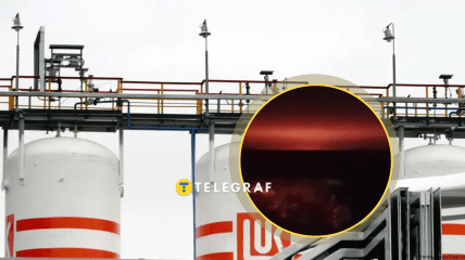 Зарево со стороны НПЗ