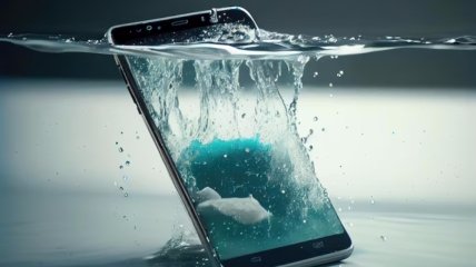 Якщо смартфон впав у воду, треба діяти негайно