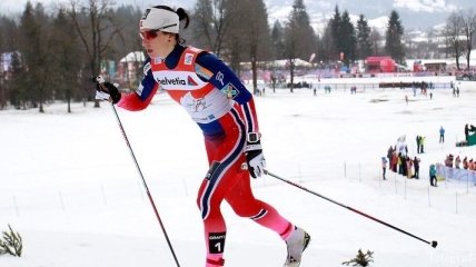 Марит Бьорген выиграла гонку преследования на "Тур де Ски"