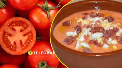 Холодный томатный суп сальморехо