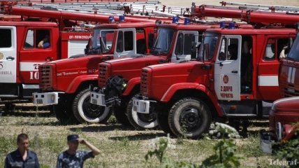 ГСЧС: Пожар на нефтебазе под Киевом потушили