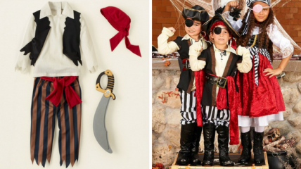 Костюм пирата и пиратки для мальчика и девочки: как сделать своими руками