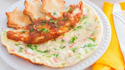 Такой омлет близкие будут даже помогать готовить