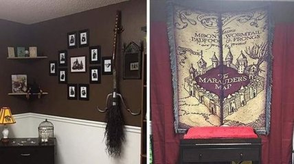 Волшебная комната в стиле "Гарри Поттера" (Фото)