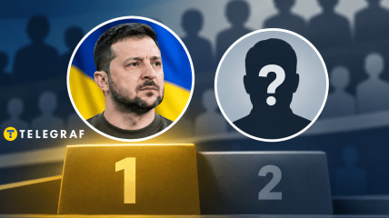Первое место занял президент