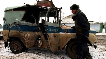 В Дагестане взорвали колонну российских силовиков