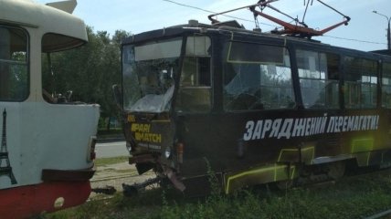 В Харькове столкнулись трамваи, есть пострадавшие