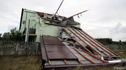В Польше ночью прошел сильный ураган