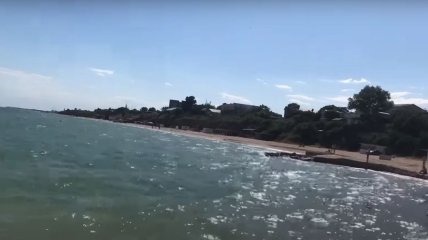 Пустой пляж Кирилловки