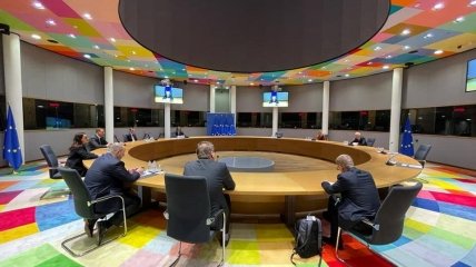 Встреча украинской делегации с представителями ЕС в Брюсселе