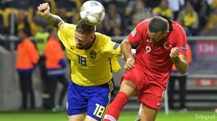 Сборная Турции проиграла Швеции и вылетела в дивизион С Лиги наций УЕФА