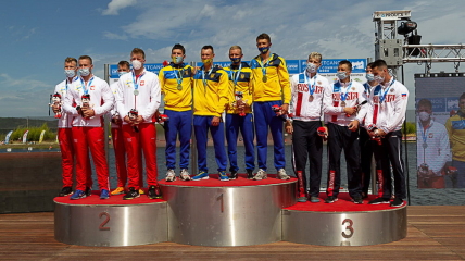 Украинская байдарка-четверка выиграла соревнования в Португалии