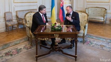 Президент Словакии прибыл в Украину