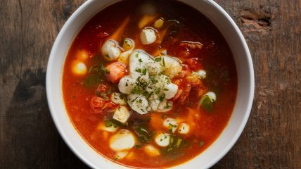 Цей суп сподобається любителям морепродуктів (зображення створено за допомогою ШІ)