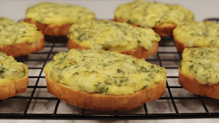 Гарячі бутерброди з картопляного пюре