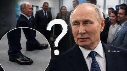 Глава страны-агрессора пытается выглядеть выше, чем на самом деле