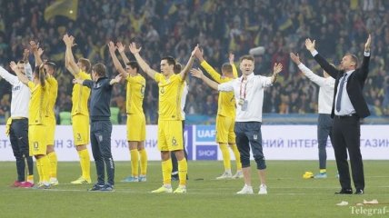 Украина поднялась на три позиции в рейтинге ФИФА