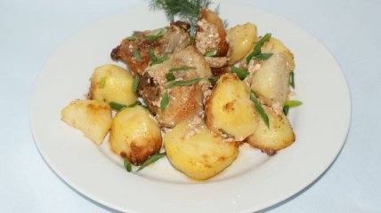 Жаркое с курицей