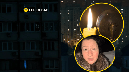 Отключение света на Троещине. Фото Ян Доброносов/Телеграмм