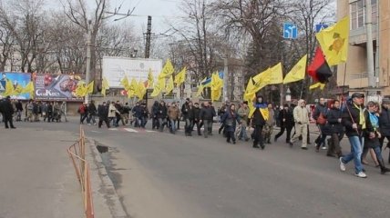 В Одессе провели акцию "против олигархов и оккупационного бизнеса"